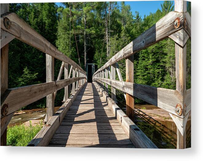 North Country National Scenic Trail Canvas Print featuring the photograph North Country National Scenic Trail #1 by Sandra J's