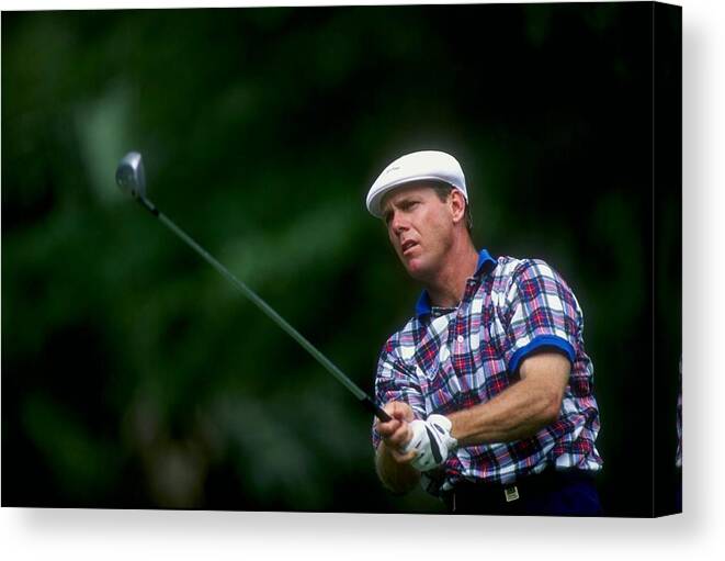 Harbour Town Canvas Print featuring the photograph Payne Stewart #1 by Craig Jones