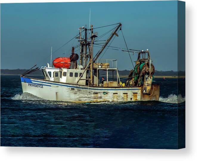 Ship Canvas Print featuring the photograph Providence by Cathy Kovarik
