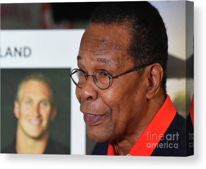 People Canvas Print featuring the photograph Rod Carew #1 by Jayne Kamin-oncea