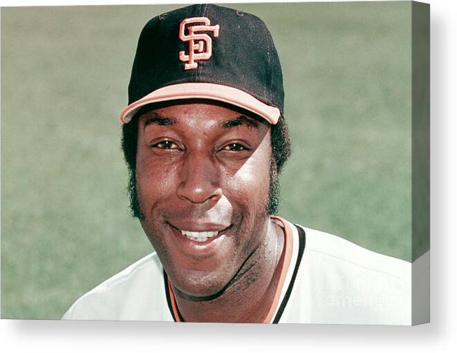 People Canvas Print featuring the photograph Willie Mccovey by Mlb Photos