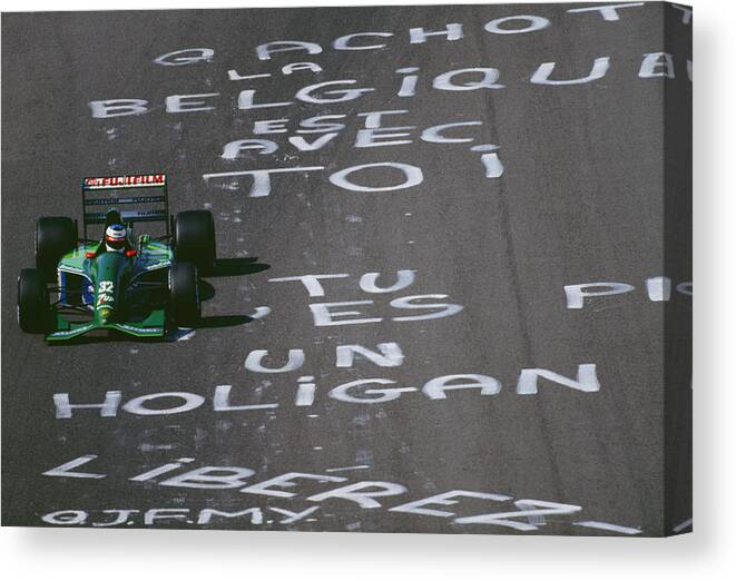 Belgian Formula One Grand Prix Canvas Print featuring the photograph Grand Prix of Belgium #13 by Pascal Rondeau