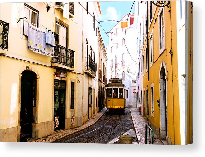  Canvas Print featuring the photograph Portugal #13 by Claude Taylor