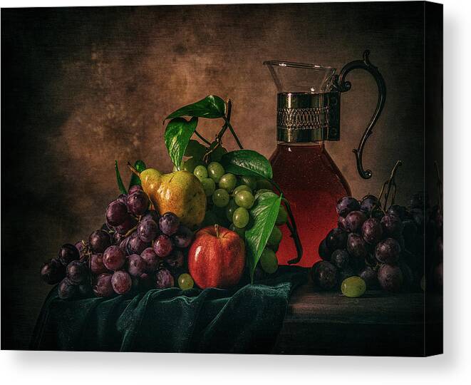 Fruits Canvas Print featuring the photograph Fruits by Anna Rumiantseva
