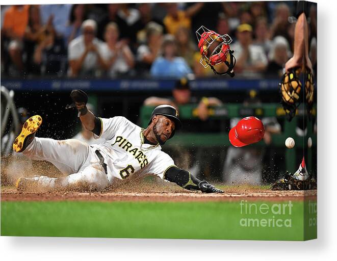 People Canvas Print featuring the photograph Starling Marte #2 by Joe Sargent
