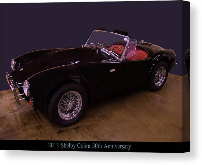 2012 Shelby Canvas Print featuring the photograph 2012 Shelby Cobra 50th Anniversary by Flees Photos