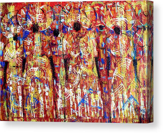 Africa Canvas Print featuring the painting All You Need by Jimmy Malinga