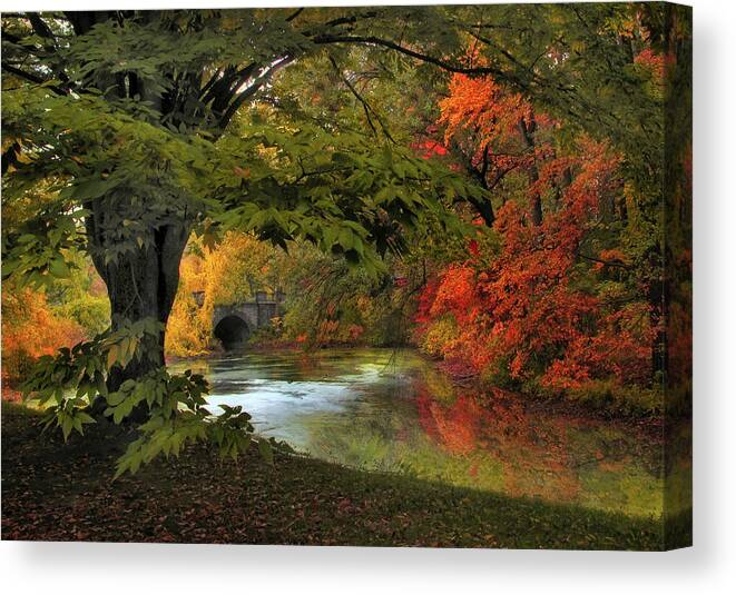 Autumn Canvas Print featuring the photograph Autumn Reverie by Jessica Jenney