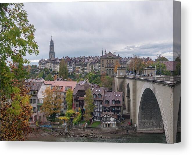 Bern Canvas Print featuring the photograph Bern in Switzerland by Rob Hemphill