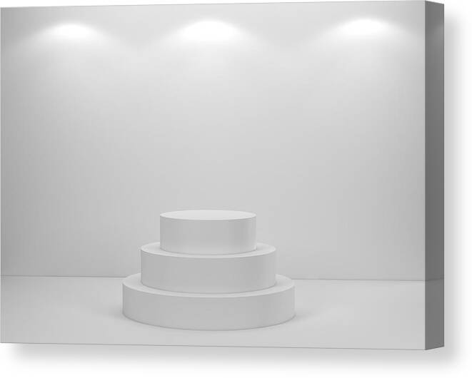 Steps Canvas Print featuring the photograph Circle stage by Yuanyuan Yan