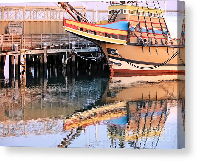 Vibrant Colors Canvas Print featuring the photograph Colors and Reflections by Janice Drew