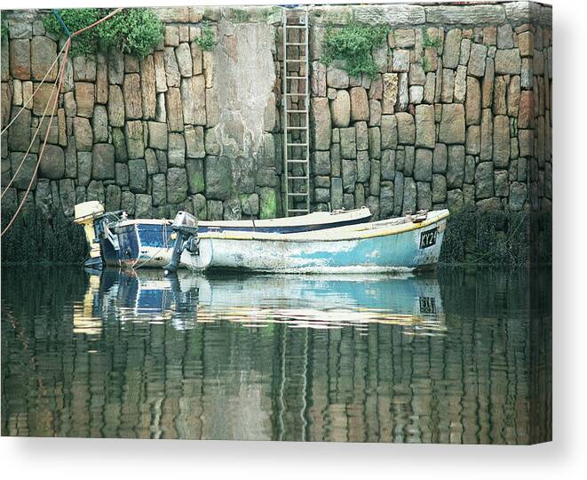 Crail Canvas Print featuring the photograph Crail Harbour by Kenneth Campbell