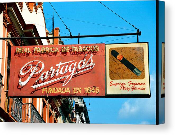 Travel Canvas Print featuring the photograph Cuba by Claude Taylor