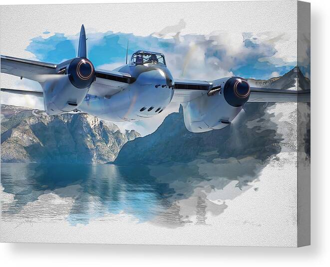 de Havilland Mosquito FB mk VI RAF Norwegian 333 sqn Canvas Print / Canvas  Art by Dan Hedger Aviator Art - Fine Art America
