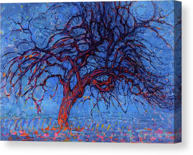 Number Painting for Adults Alberi Painting by Piet Mondrian Paint by Number  Kit On Canvas for Beginners