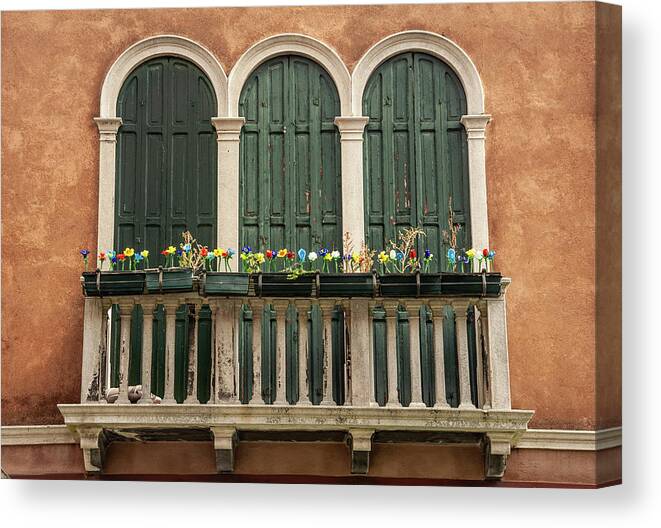 Italian Canvas Print featuring the photograph Flowers of Glass by Doug Davidson