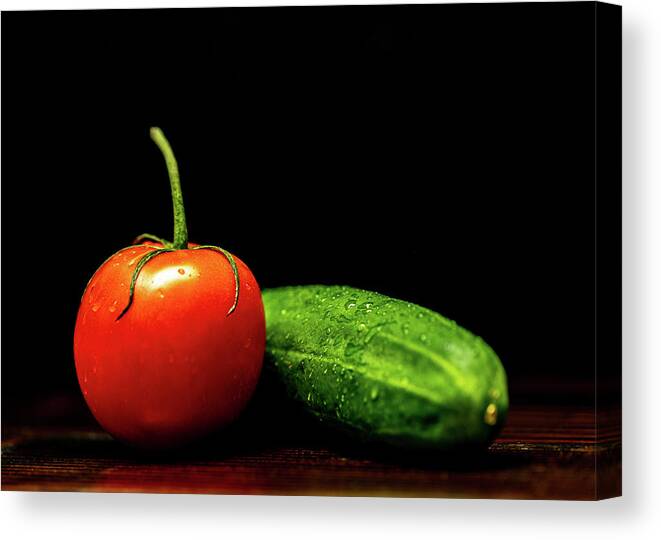 Food Canvas Print featuring the photograph Food Photography - Vegetables by Amelia Pearn