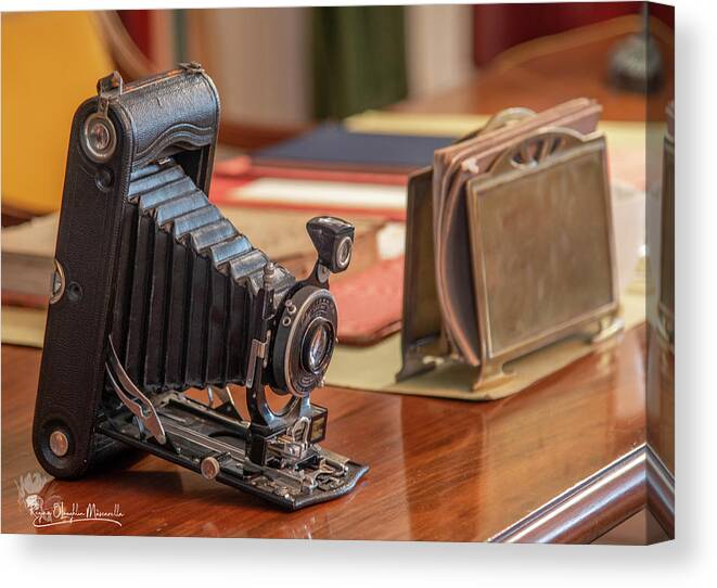 George Eastman. George Eastman House Canvas Print featuring the photograph George's Camera by Regina Muscarella