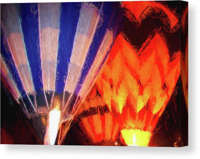 Hot Air Balloon Canvas Print featuring the photograph Hot Air Balloon by Kathy Bassett