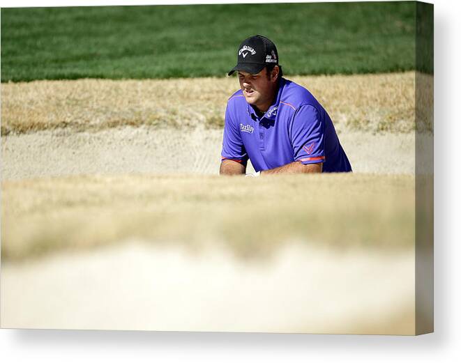 Sand Trap Canvas Print featuring the photograph Humana Challenge In Partnership With The Clinton Foundation - Round Three by Jeff Gross