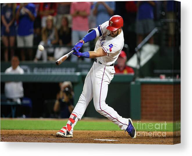 Ninth Inning Canvas Print featuring the photograph Joey Gallo by Rick Yeatts