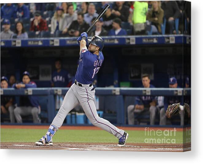 People Canvas Print featuring the photograph Joey Gallo by Tom Szczerbowski