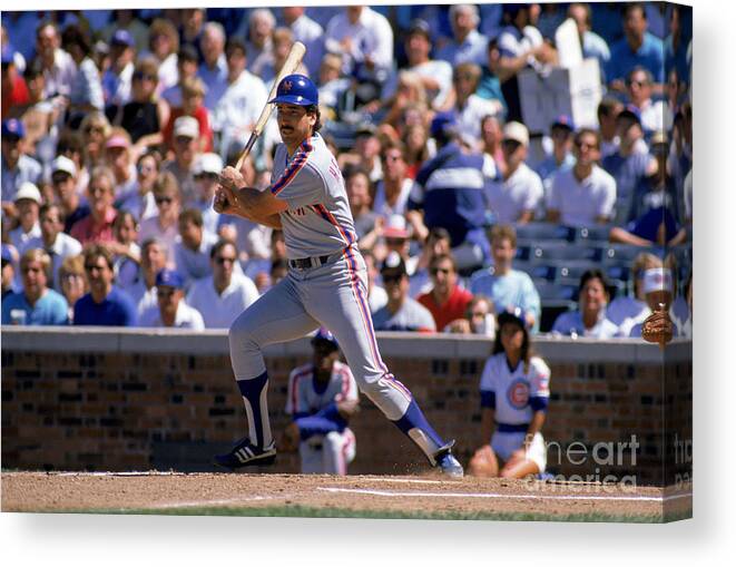 1980-1989 Canvas Print featuring the photograph Keith Hernandez by Jonathan Daniel
