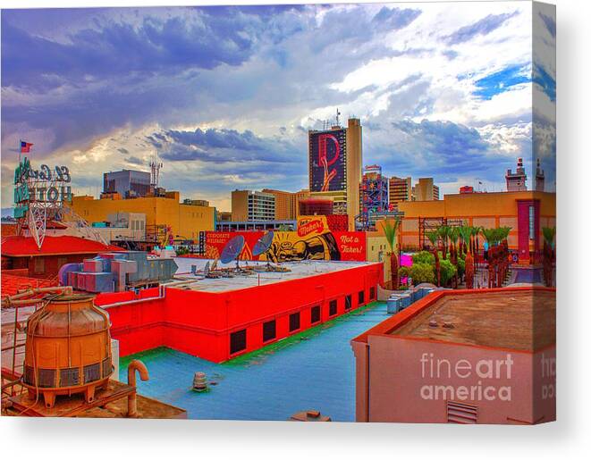  Canvas Print featuring the photograph Las Vegas Daydream by Rodney Lee Williams