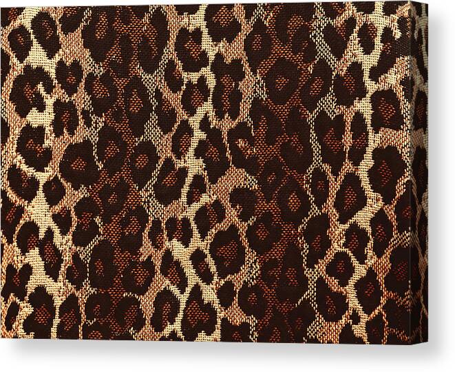Leopard Print Canvas Print featuring the photograph Leopard Print by Susan Rissi Tregoning