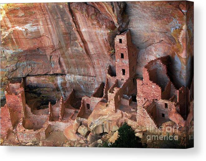 4 Corners Canvas Print featuring the photograph Mesa Verde by David Little-Smith