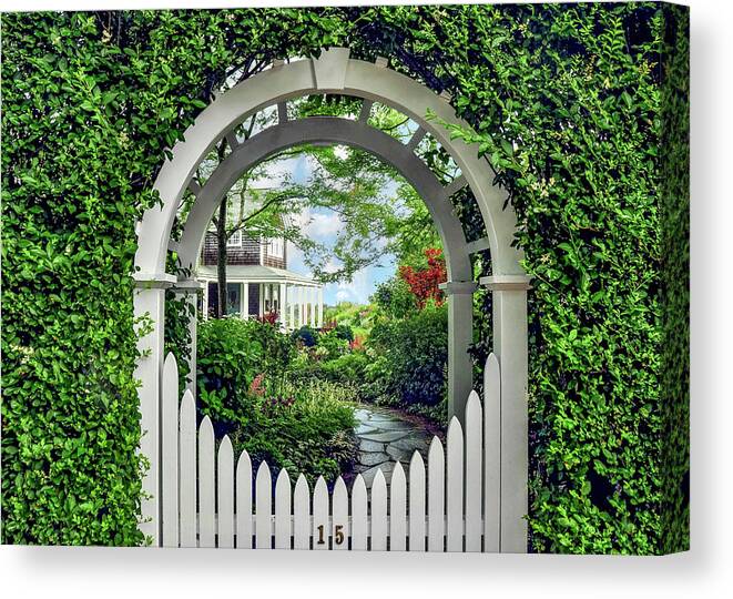 Nantucket Canvas Print featuring the photograph Nantucket #15 by Mitchell R Grosky