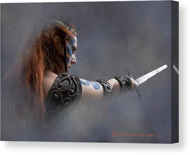 Boudica Canvas Print featuring the photograph Out of the Mist by Doug Matthews