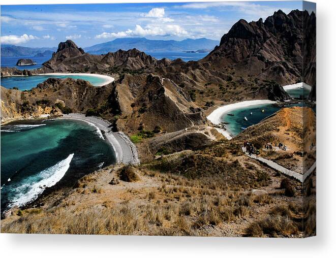 Padar Canvas Print featuring the photograph Eternity - Padar Island. Flores, Indonesia by Earth And Spirit