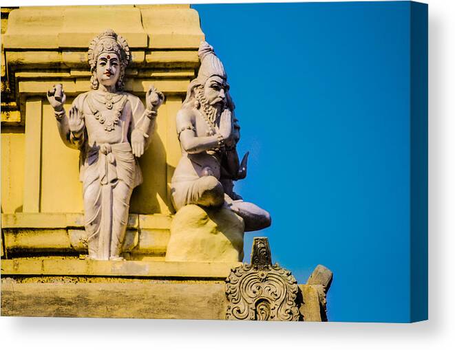 Hinduism Canvas Print featuring the photograph Pandit by Neha Gupta