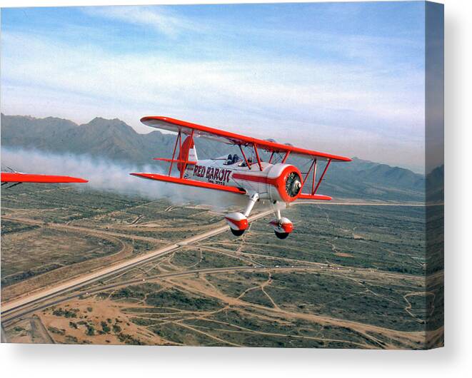 Aircraft Canvas Print featuring the photograph Red Baron by Jim Painter