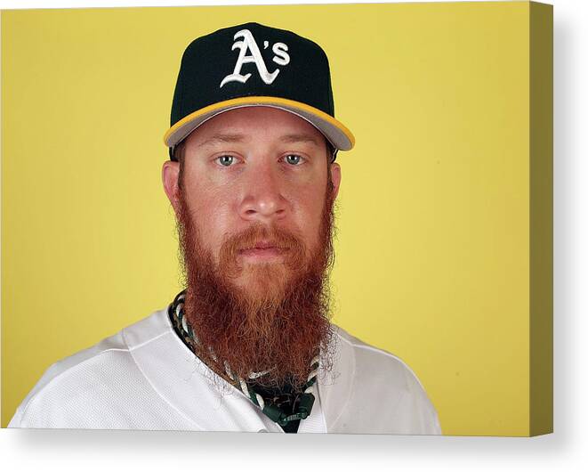 Media Day Canvas Print featuring the photograph Sean Doolittle by Christian Petersen