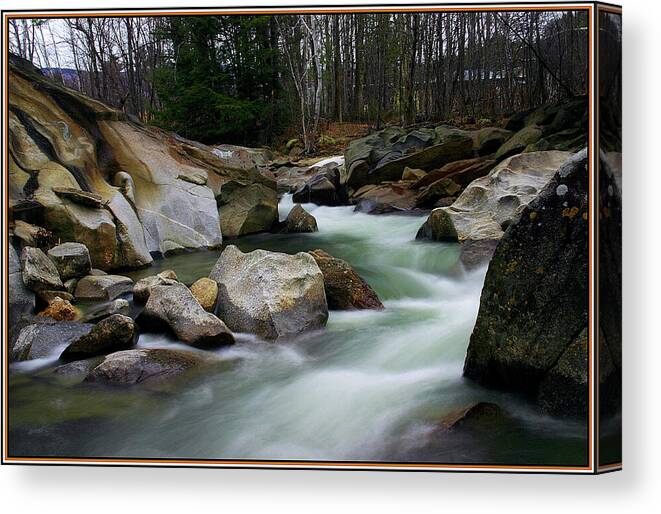 Baker River Canvas Print featuring the photograph Spring Sweep by Wayne King