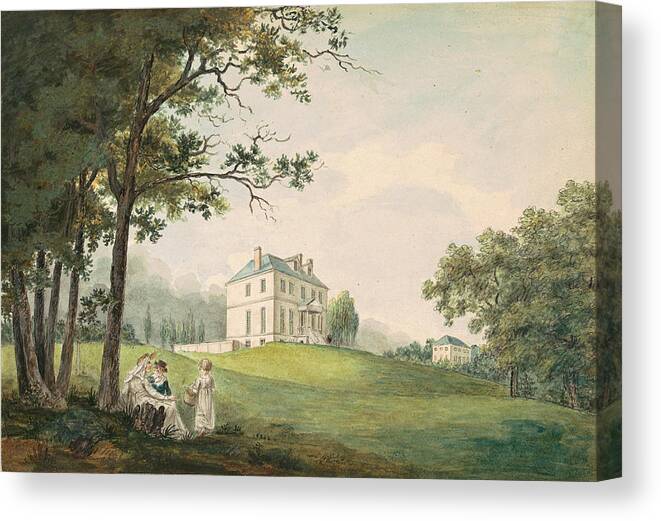 William Russell Birch Canvas Print featuring the drawing Sweet Briar by William Russell Birch