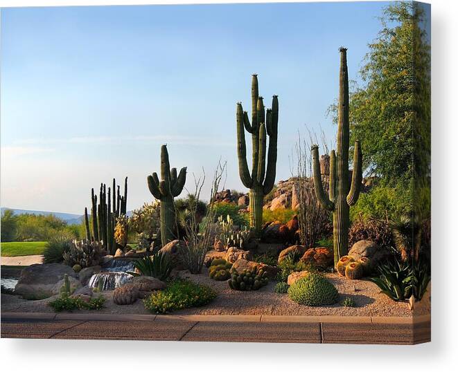 Boulders Resort Canvas Print featuring the photograph The Boulders by Gordon Beck