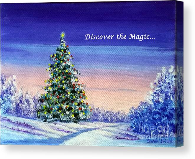 The Canvas Print featuring the painting The Discovery - Discover the Magic by Sarah Irland