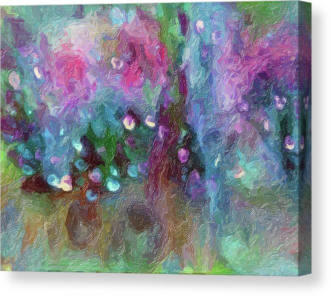 Colors Lavender Canvas Print featuring the digital art Sensations II by Don Wright