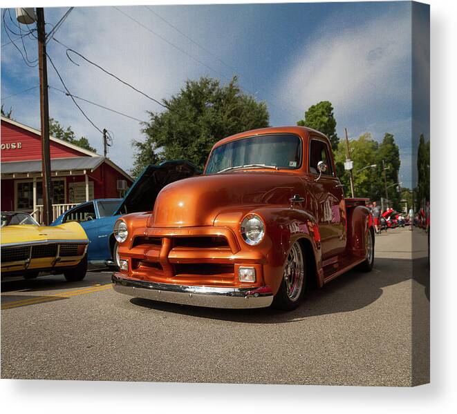 Auto Canvas Print featuring the photograph Trucking with Style by Tim Stanley