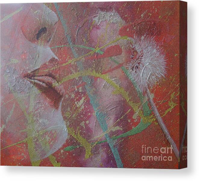 Abstract Canvas Print featuring the painting World Peace by Stuart Engel