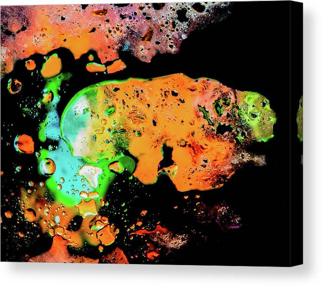 Abstract Picture Canvas Print featuring the photograph Caravan To Midnight by Terry Walsh