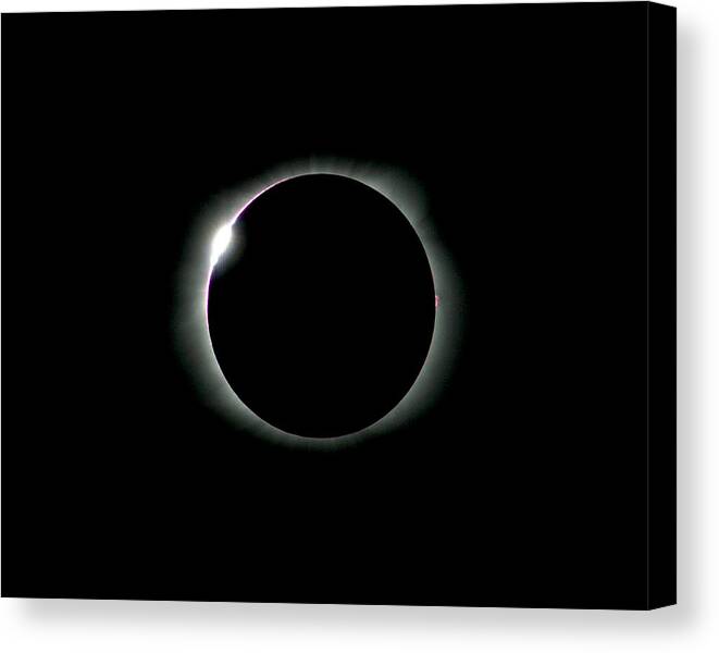 Solar Canvas Print featuring the photograph Diamond Ring by Carol Erikson