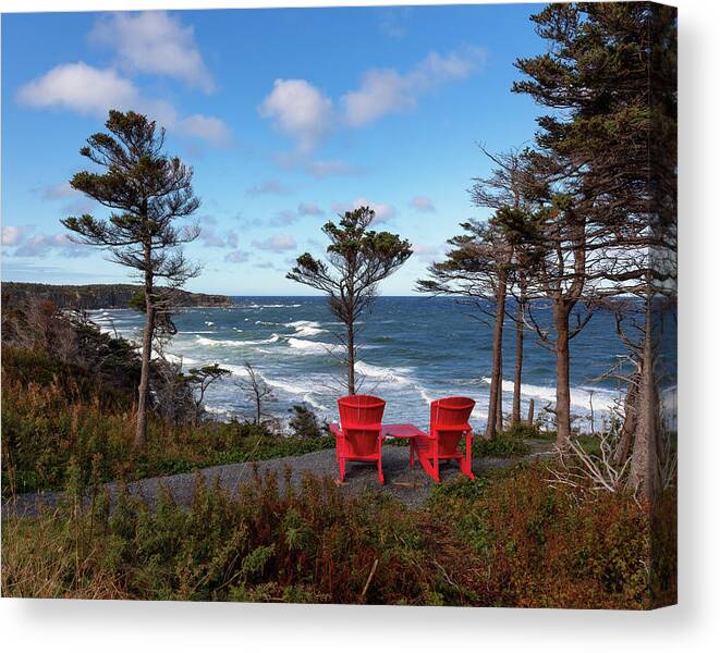 Canada Canvas Print featuring the photograph Seats available by Murray Rudd