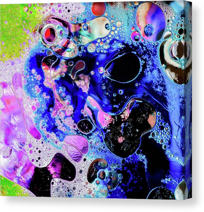 Colorful Abstract Canvas Print featuring the photograph Fantasy Abstract by Terry Walsh