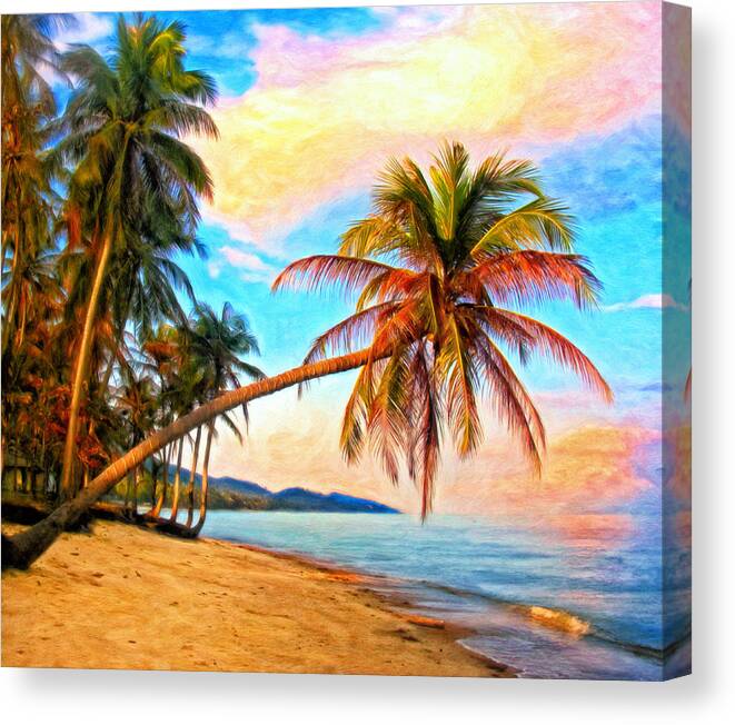 Hawaii Canvas Print featuring the painting Lost in Paradise by Michael Pickett