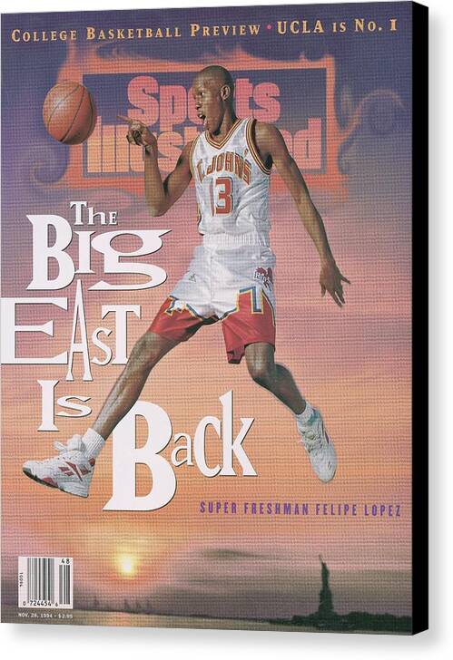 Sports Illustrated Canvas Print featuring the photograph St. Johns Philipe Lopez Sports Illustrated Cover by Sports Illustrated