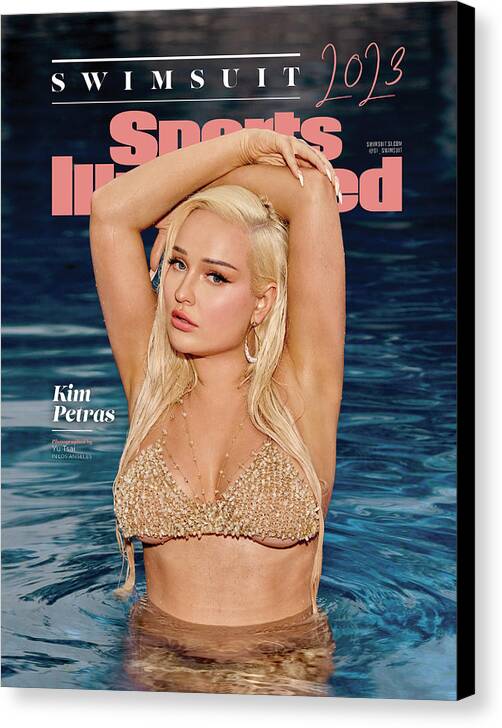 Kim Petras Canvas Print featuring the photograph 2023 Sports Illustrated Swimsuit Issue Cover by Sports Illustrated